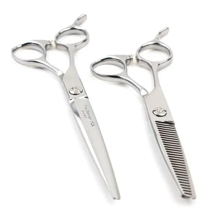 Matakki Barber Lefty Professional Hair Cutting Scissor Set 7 inch